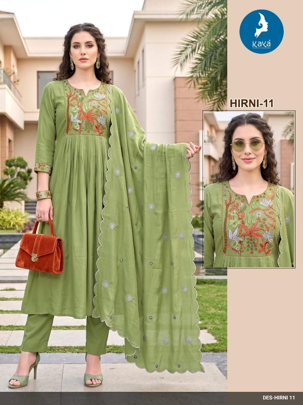 Kaya hirni anarkali cut sleeves kurtis wholesaler